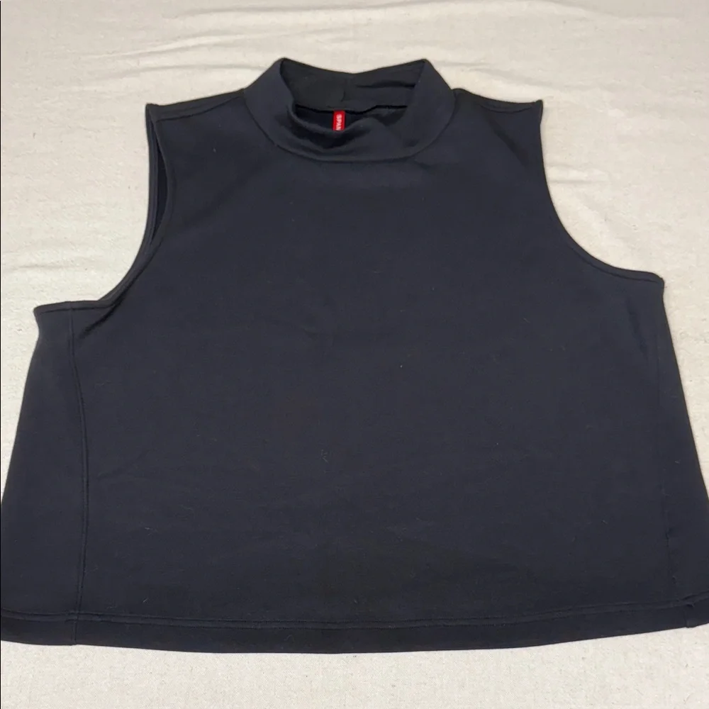 SPANX Air Essentials Black Muscle Tee - Picture 5 of 7